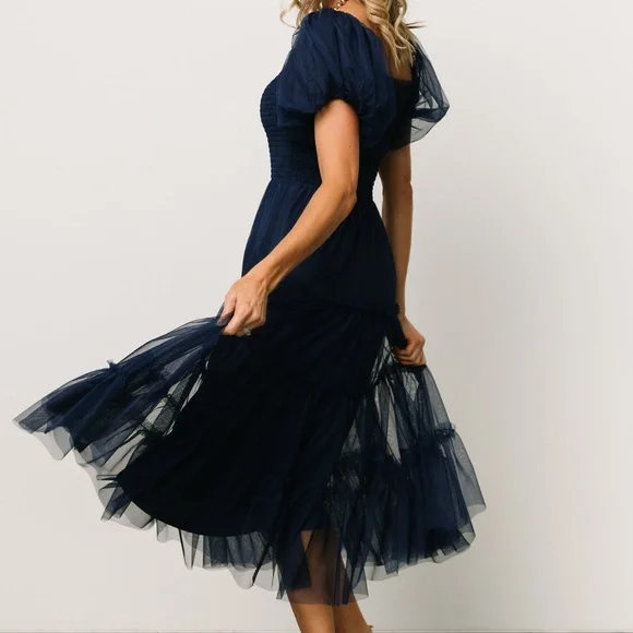 Baltic Born Navy Midi Dress - Picture 5 of 5